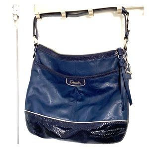 Navy Blue Coach Bag